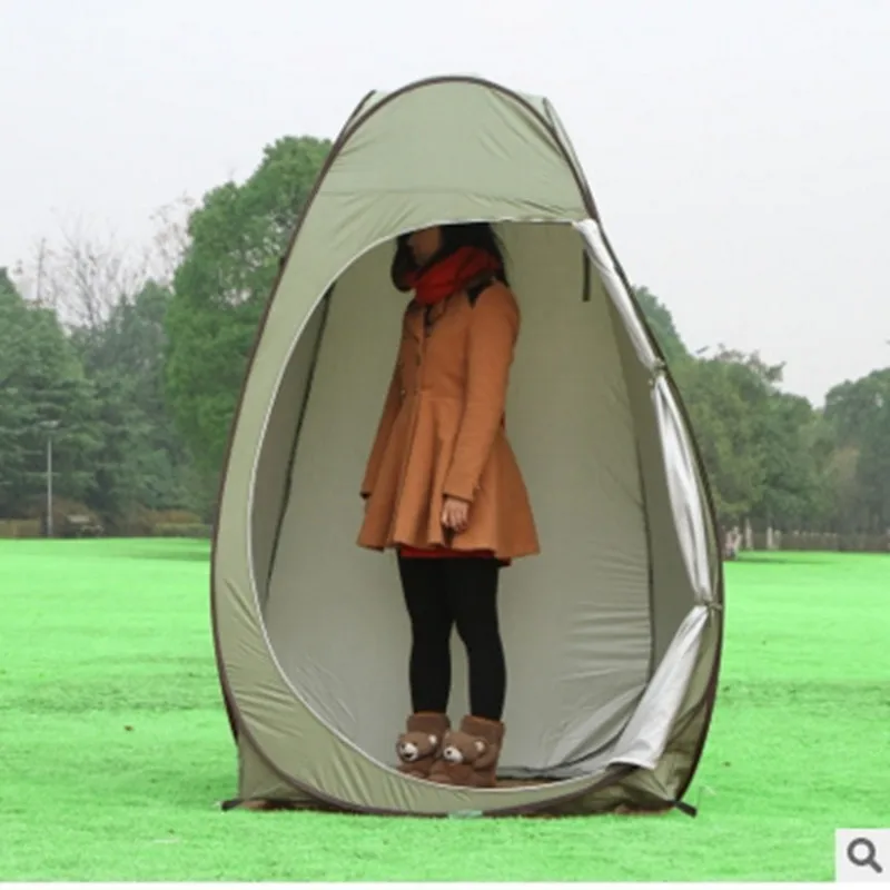 

Outdoor Waterproof Camping Shelter Changing Room Dressing Cabin Wardrobe Bathing Shower Move Toilet WC Single Tent Locker Room