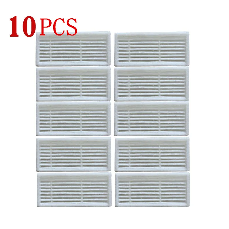 10 pieces/lot Robot Vacuum Cleaner Parts HEPA filters filter for kitfort Kt-518 kt518 Robotic Vacuum Cleaner Accessories