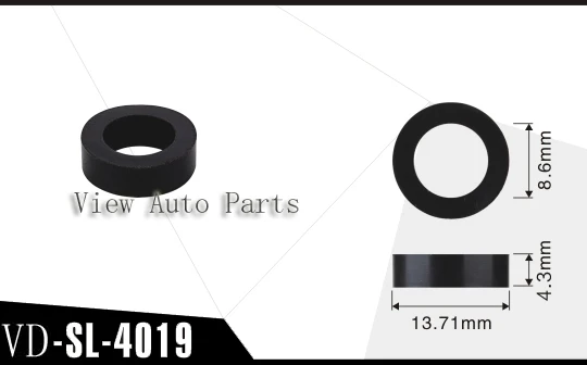 20 pcs Fuel Injector Rubber Seals For Nissan Pintara Skyline Fuel Injector Repair Kits 13.7*8.6*4.3mm VD-SL-4019