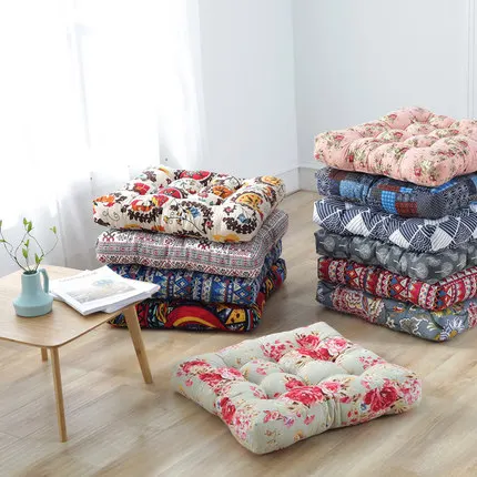 Cotton and Linen Increased Thickened Seat Cushions, Fat Pad, Futon Cushion