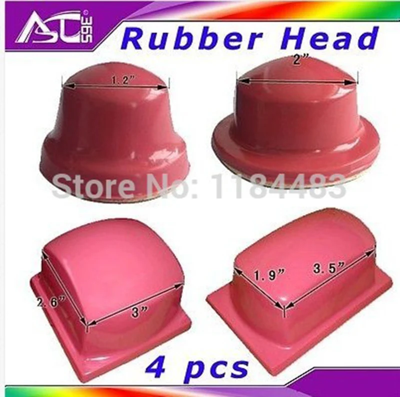 4 Pieces Silicone Material Pad Printing Rubber Head Good Quality Wholesale Price