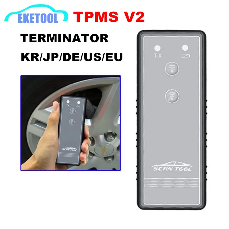 ST-TP Reset V2 Terminator 5 IN 1 Works KR/JP/DE/US/EU Supports 12/2017 TPMS Auto Tire Pressure Monitor Sensor Activator Tool