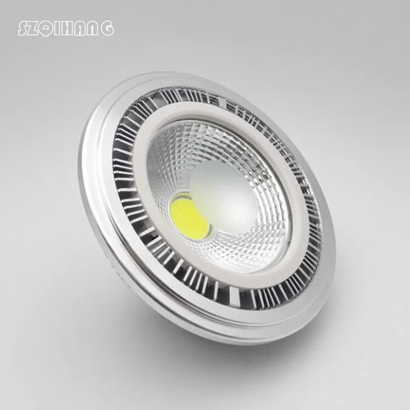 

LED AR111 G53 Spotlight Dimmable 15W COB ES111 QR111 Bulb GU10 12VDC 85-265V Equal 150W Halogen Lamp Home Indoor Lighting