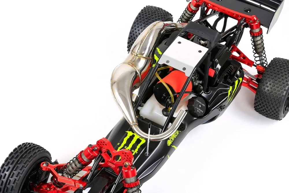 Metal Modified exhaust torque tube Torque type exhaust pipe Blasting sound for 1/5 hpi rovan km baja 5b ss rc car parts