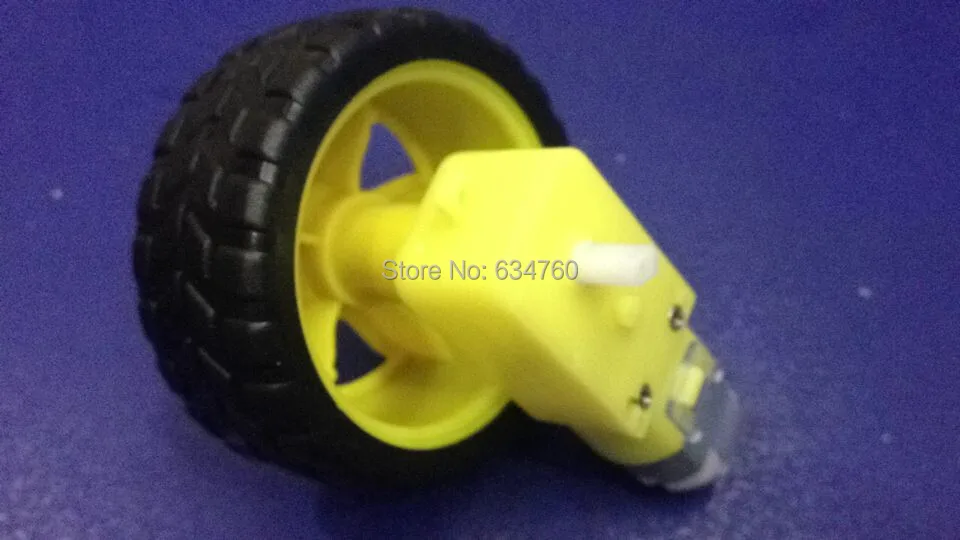 Spot supply  DC  3V  On both sides of the shaft 130 gear  motor  with  single wheels toy car  motor 125rpm