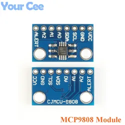 MCP9808 High Accuracy Temperature Sensor I2C IIC Breakout Board Module 2.7V-5V Logic Voltage for Arduino 9808
