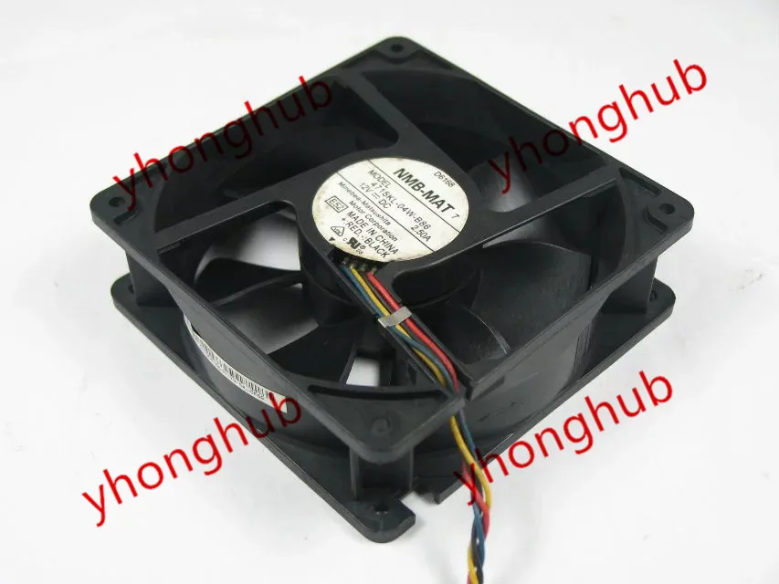 

NMB-MAT 4715KL-04W-B86 E52 DC 12V 2.50A 120x120x38mm Server Cooling Fan