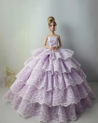 handmade Clothes for barbie dress for barbie Clothes evening dress doll for barbie accessories wedding dresses clothes lot dolls AliExpress