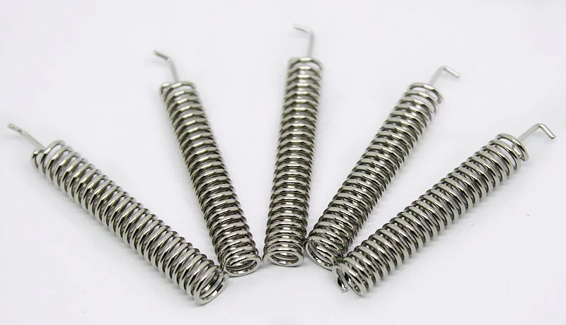 100pcs/lot SW433-TH32DN - high performance helical antenna 32mm 433MHz 50ohm 2.15dbi nickel-plated Spring Antenna