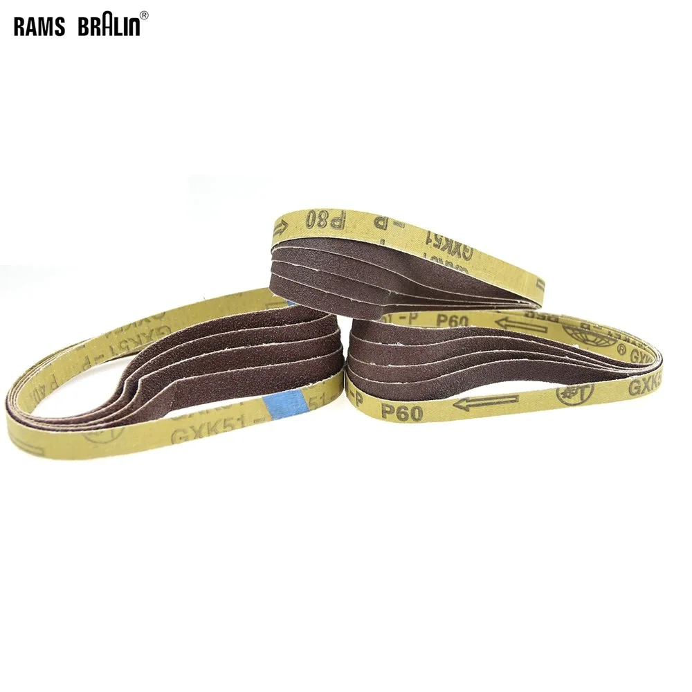 

50 pcs 457*13mm Abrasive Sanding Belts Air Belt Grinder Accessories P40 P60 P80 Optional