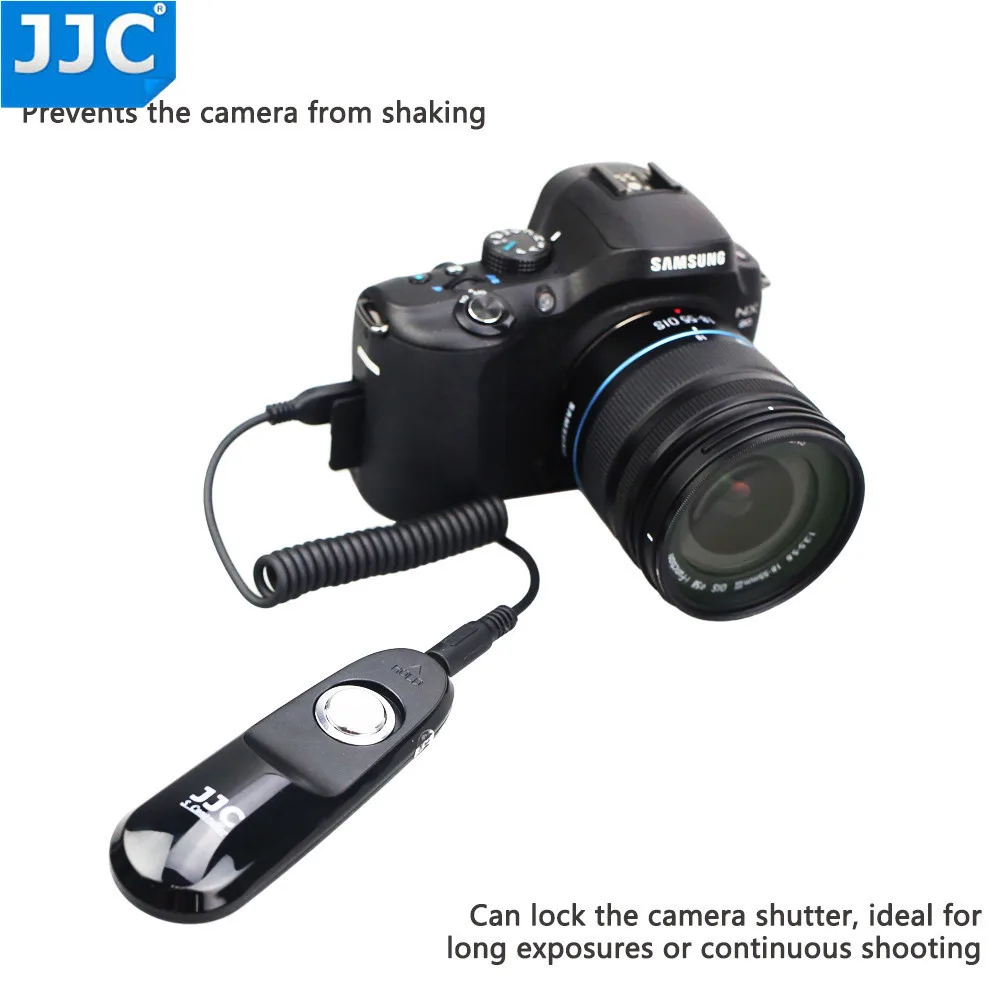 JJC Remote Control Switch Shutter Release for Nikon Z9 D5500 D750 D3300 Df P7800 D5300 D7100 D610 D5200 D3200 D5100 D7000 D90