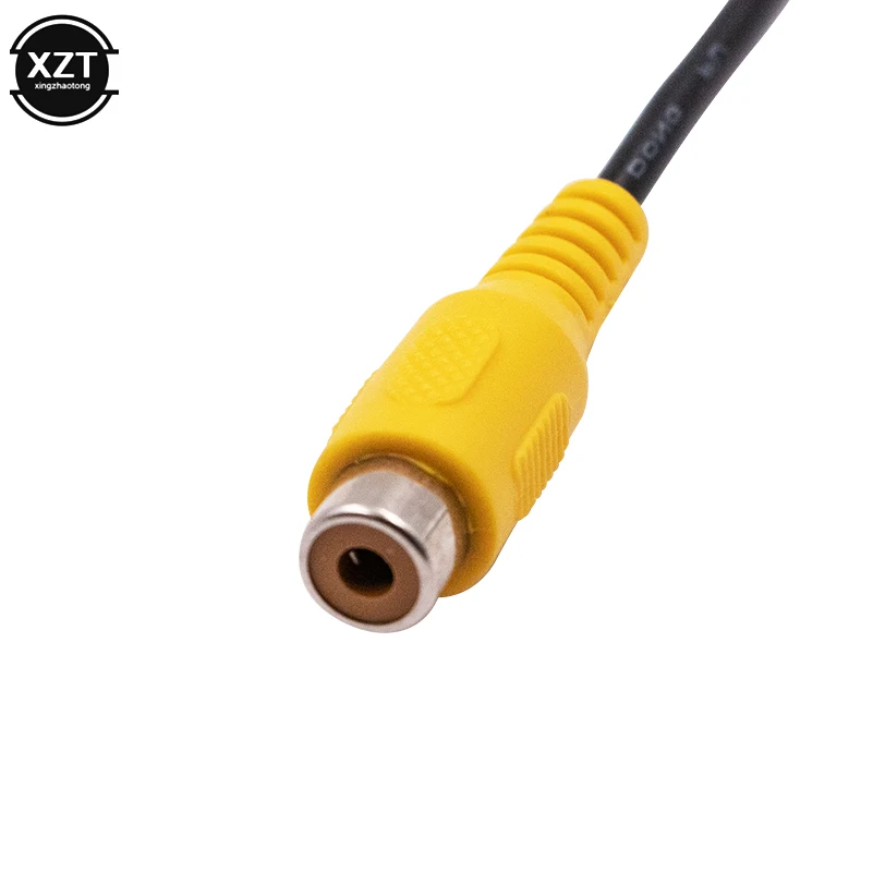AV no cabo de vídeo para conversor GPS, plugue macho para adaptador fêmea RCA, 2,5mm estéreo jack, 1pc