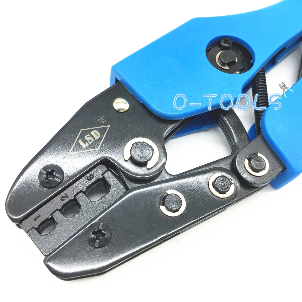 An-103 alicate de aplicação de conector, ferramentas manuais de catraca para extremidade fechada, tampas de crimpagem, terminais de fio elétrico, alicate frisador 20 ~ 10awg