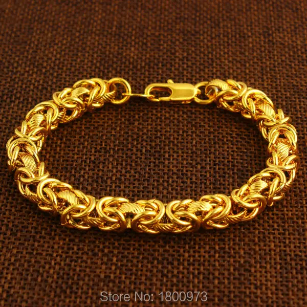 New Trendy Dubai Gold Bracelet Jewelry  For Women Men18K Gold Color Ethiopian/African/India/Kenya Bracelet Jewelry