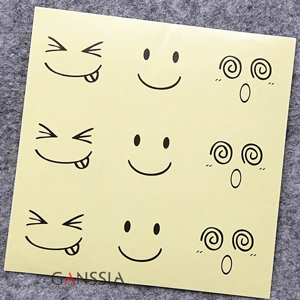 90 Stks/partij Dia 3.5Cm Kawaii Expression Serie Stickers Transparante Gift Sealing Sticker Bakkerij Label Briefpapier Levert (Ss-1644)