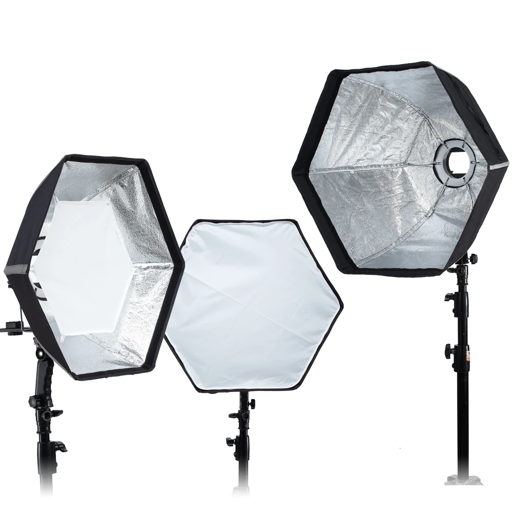 Selens طوي سريعة إعداد سوفتبوكس مسدس تعديل الضوء مع جبل العالمي ل Speedlite التصوير استوديو الملحقات