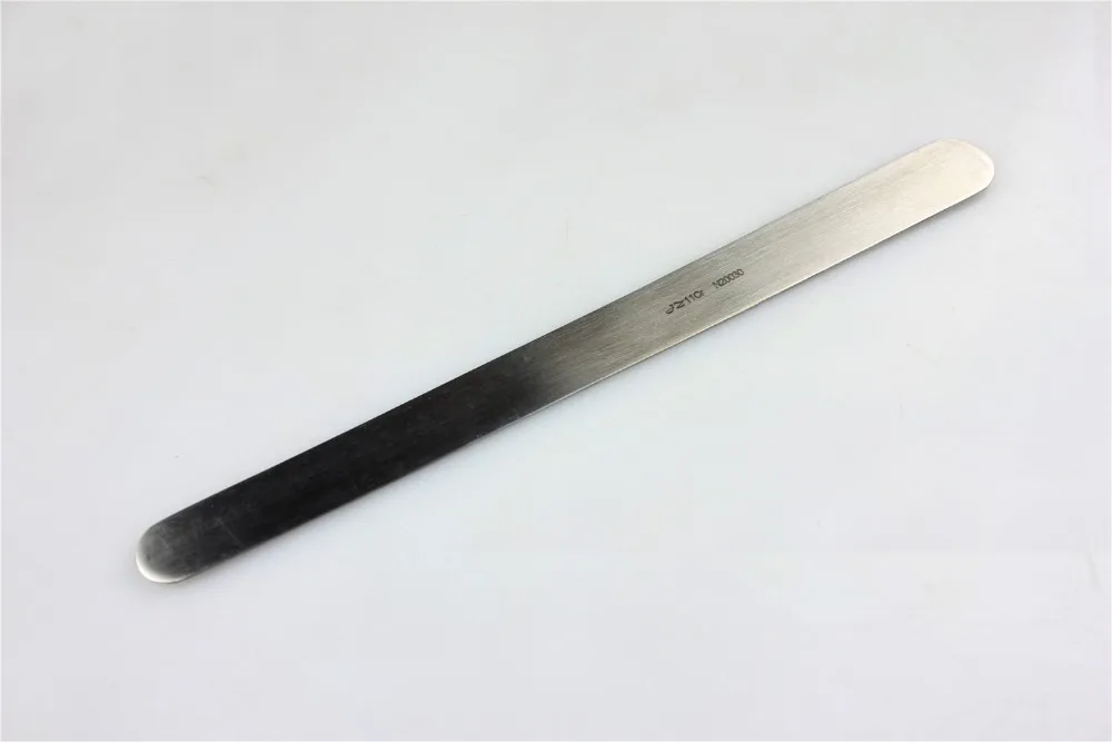 JZ 304 Stainless Steel Medical soft Brain Press Plate Brain Press Slab Double Round Head Brain Neurosurgery Surgery Instrument