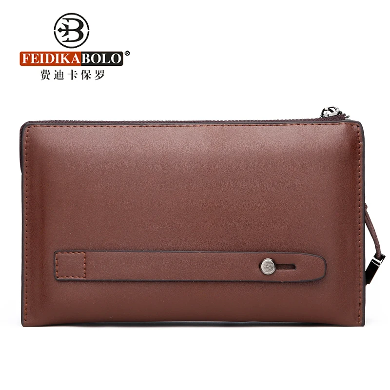 New Password Lock Men\'s Clutch Bag Large Capacity Long Men Wallets Phone Bag Fashion Business Male Key Wallet Multi-Card Wallet