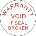 500pcs/lot Warranty sealing label sticker void if seal broken  diameter 1cm