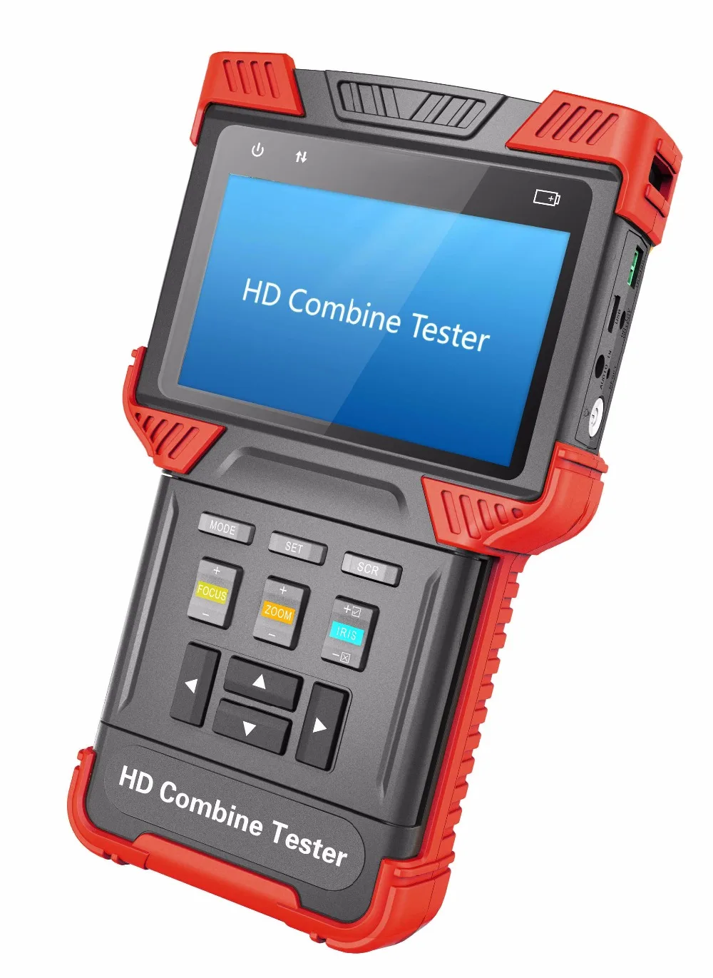 NOVO testador de cctv de 4 polegadas HD IP, TVI, CVI, AHD e teste de câmera analógica. Visualizando vídeo da câmera, configurar parâmetros da câmera.