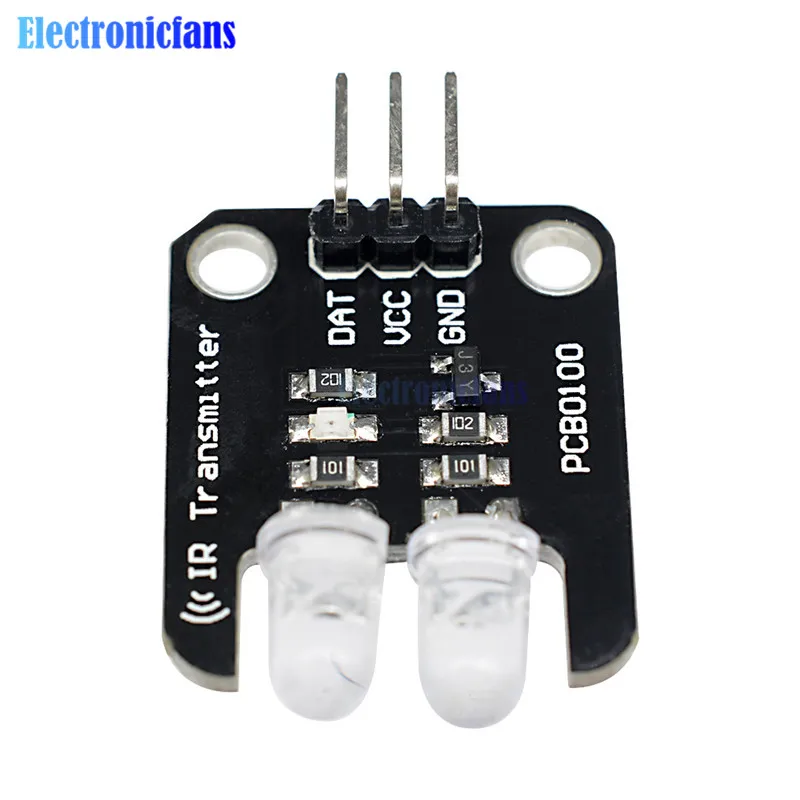 2-Kanal 5V Digitaler Pegelanzeiger Elektronische Bausteine IR Infrarot-Sendermodul für Arduino 28x22mm Zwei-Wege-Fernbedienung – Detail 10