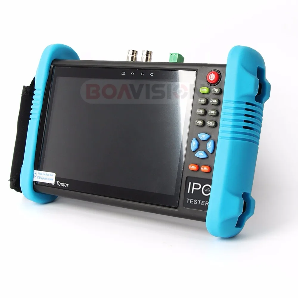 New 7 Inch Handheld IPC AHD TVI CVI CCTV Tester IPC9800 Plus With H.265/H.264, 4K Video Display Multi Functional ONVIF