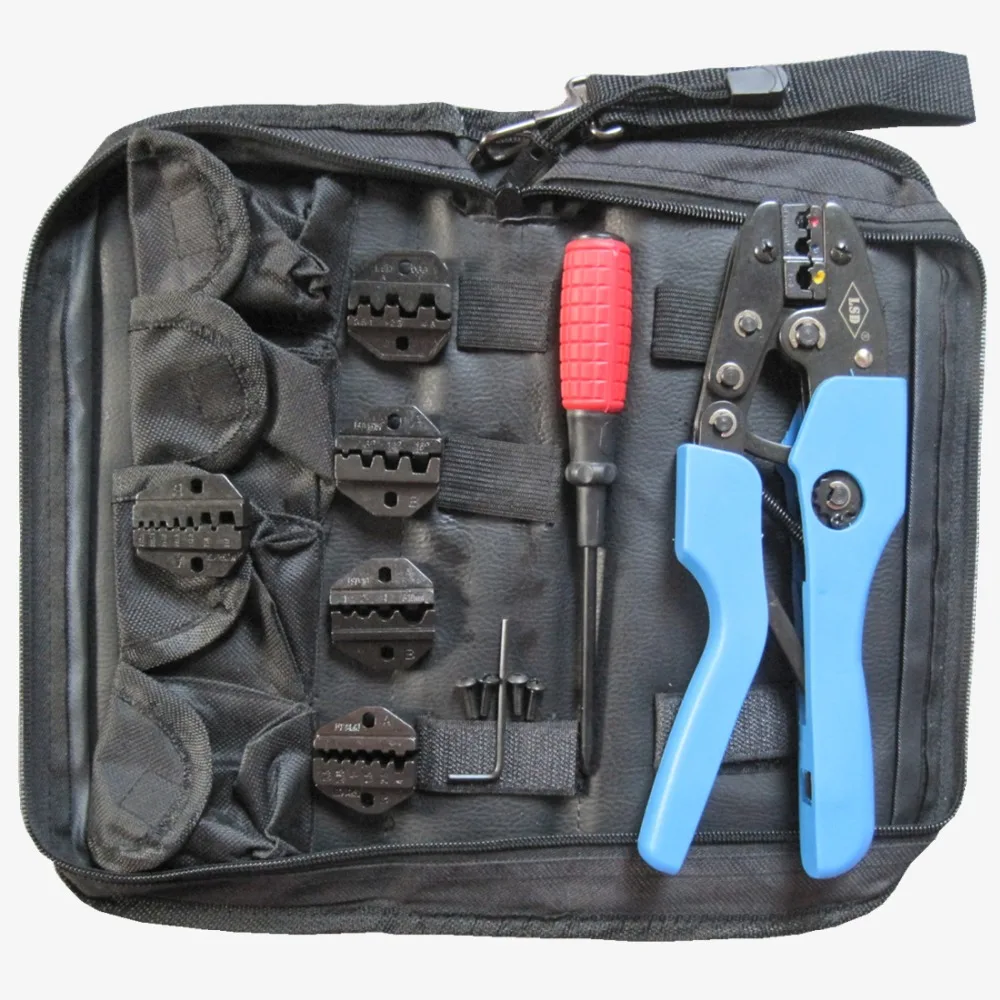 

7 in 1 hand crimping tool kits terminal crimping pliers with screwdriver 5pcs crimping jaw dies set AN-K30J-4