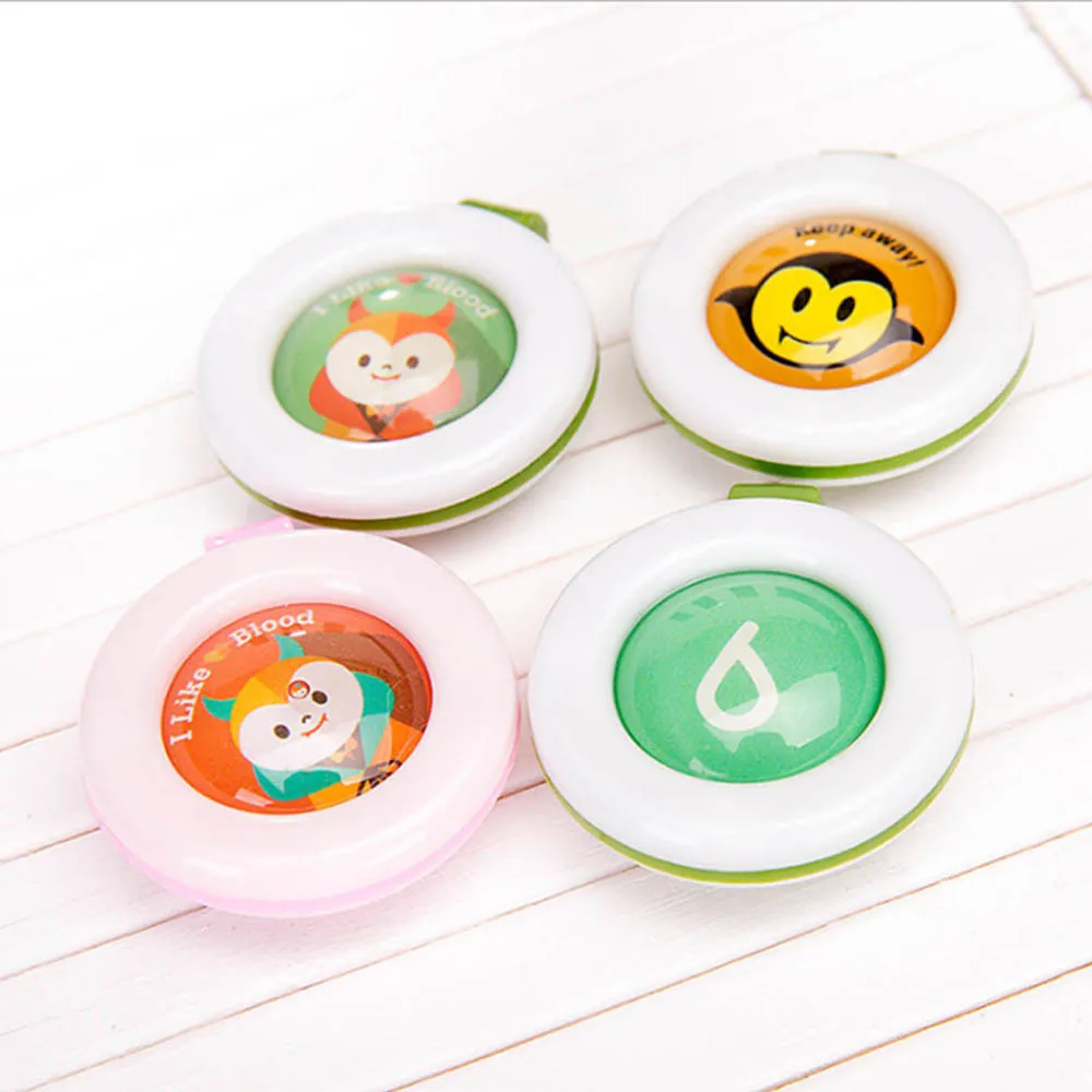 Lovely Cartoon Insect Mosquito Repellent Buttons Patches Citronella Oil Mosquito Killer Cartoon Repeller buckle