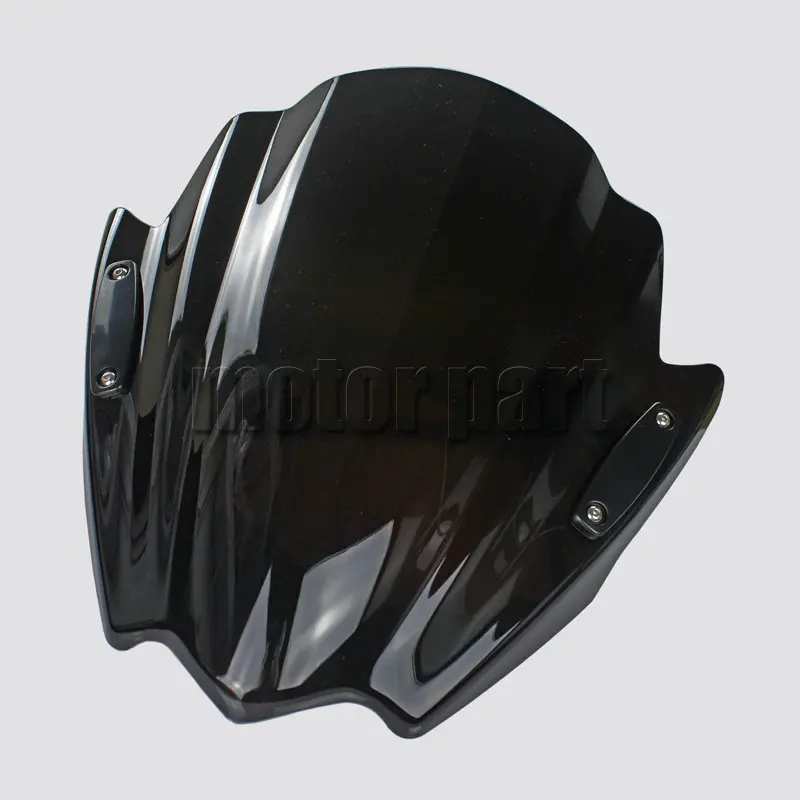 Motorcycle Windshield For 2009-2015 Suzuki Gladius 650 SFV650 ABS B-King GSR750 GSR750Z Windscreen Deflectors Black 10 11 12 13