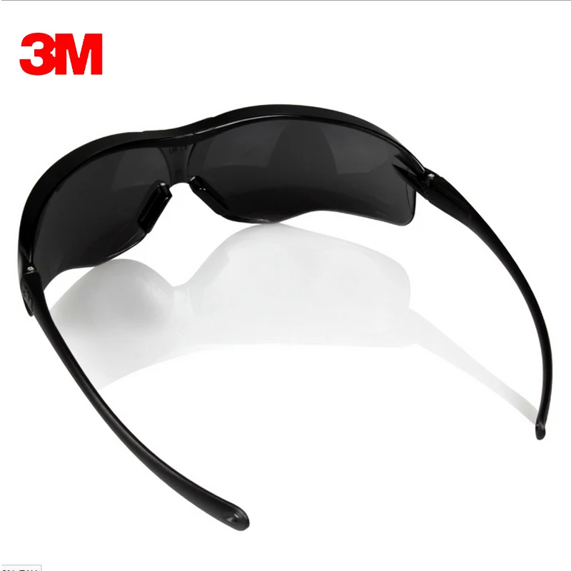 3M 10435 Safety Potective Black Goggles Glasses For Anti-UV Sunglasses Anti-Fog  Shock proof Anti-Dust Eyes Protection Glasses