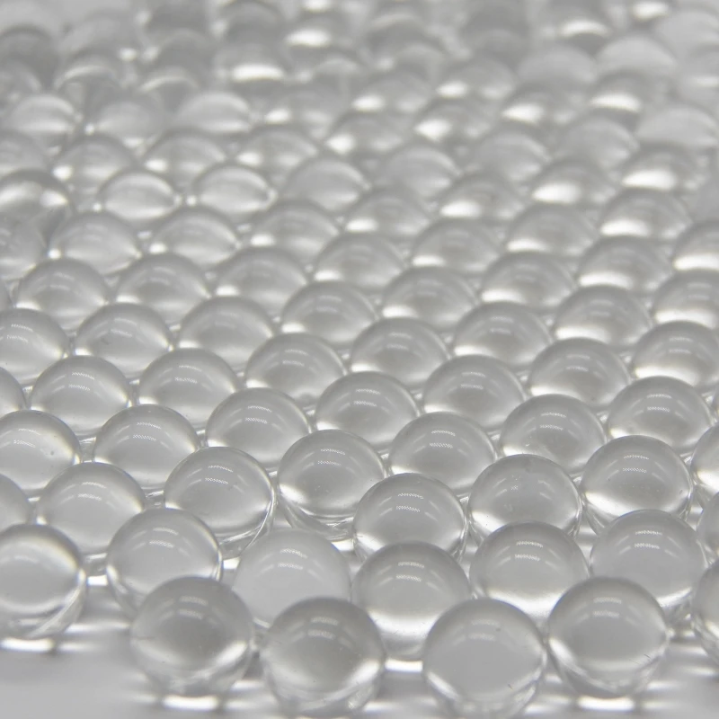 1000pcs/lot High precision 5mm Solid transparent glass bead uesd for Laboratory  prevent  the splash