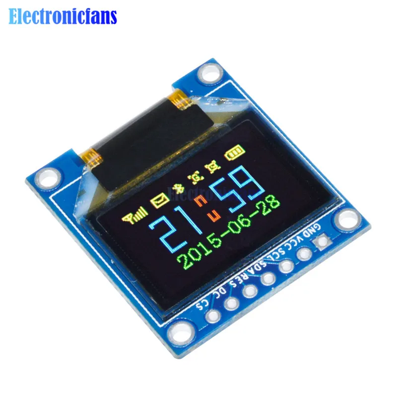 0,95 Zoll 96x64 SPI Vollfarb-OLED-Display DIY-Modul 7-Pin Kompatibel mit Arduino SSD1331 Treiber-IC für 3,3V 5V Systeme – Detail 10