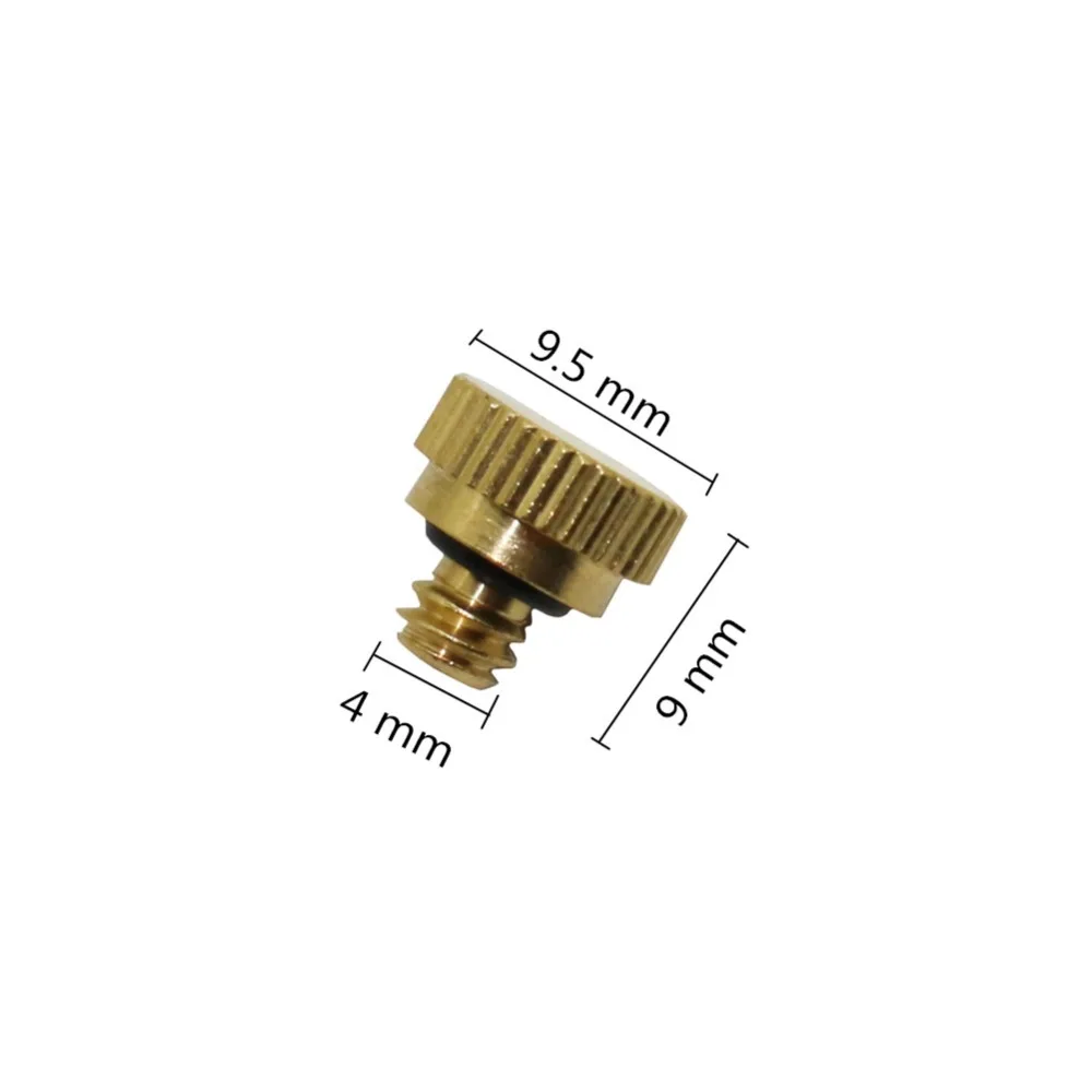 Brass Blind plug with Thread for repair Garden Irrigation Sprinklers system 10/24'' Slip-Lock Connector plug 10 Pcs