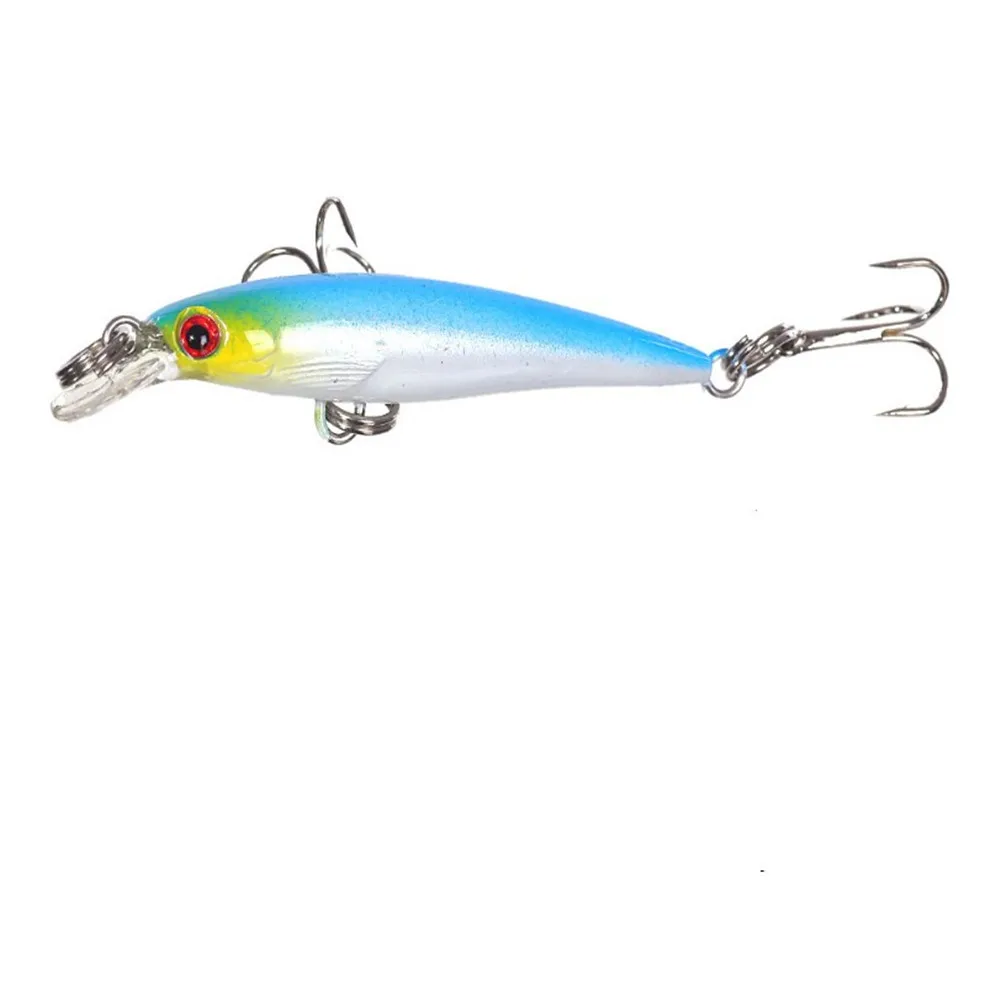 1pcs 3g 5 cm Small Fishing Lure Lifelike Minnow Hard Baits 3D Eyes Crankbait Wobblers Carp Fishing Peaca Tackle 8 Colors