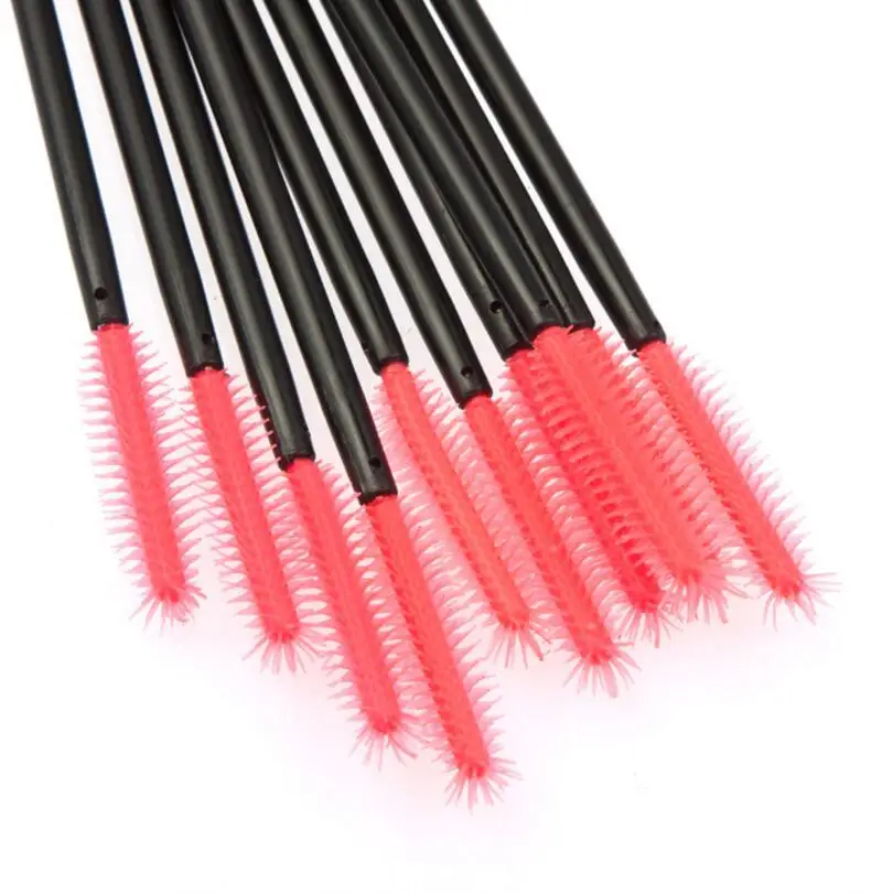 10000pcs/lot Silicone Eye Lash Brushes Tower Shape Disposable Rose Mascara Applicator Wand Make Up Brushes