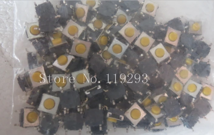 

[BELLA]B3S-1002 new imported SMD waterproof and dustproof 6 * 6 * 4.3 key touch switch 6x6x4.3--200pcs/lot