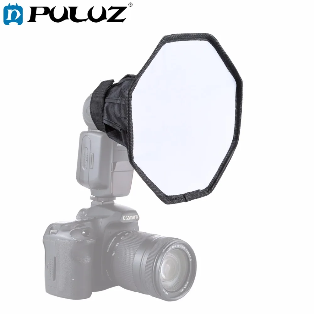 

PULUZ 20cm Universal Foldable Flash Light Diffuser Octagon Speedlight Diffuser Softbox Soft Box for Canon/Nikon/Sony/Olympus