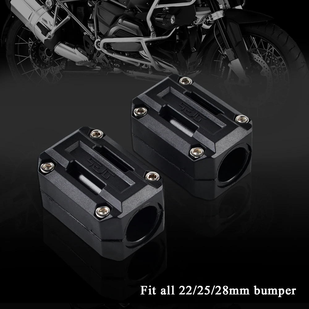 22/25/28mm Engine Protection Guard Bumper Decor Block For Triumph Tiger 800 & XC 955i 1050i Explorer Speed Triple Trophy