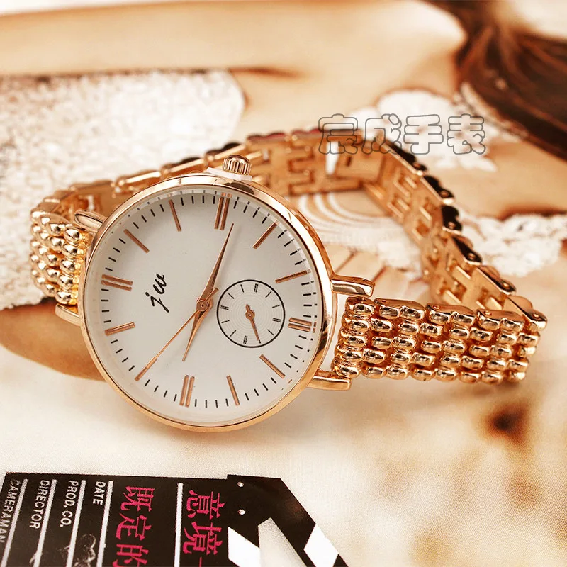 Hot Sale Fashion Women Steel Bracelet Watches Rose Gold Luxruy Small Dial Ladies Dress Wristwatches 2018 New High Quality Clock