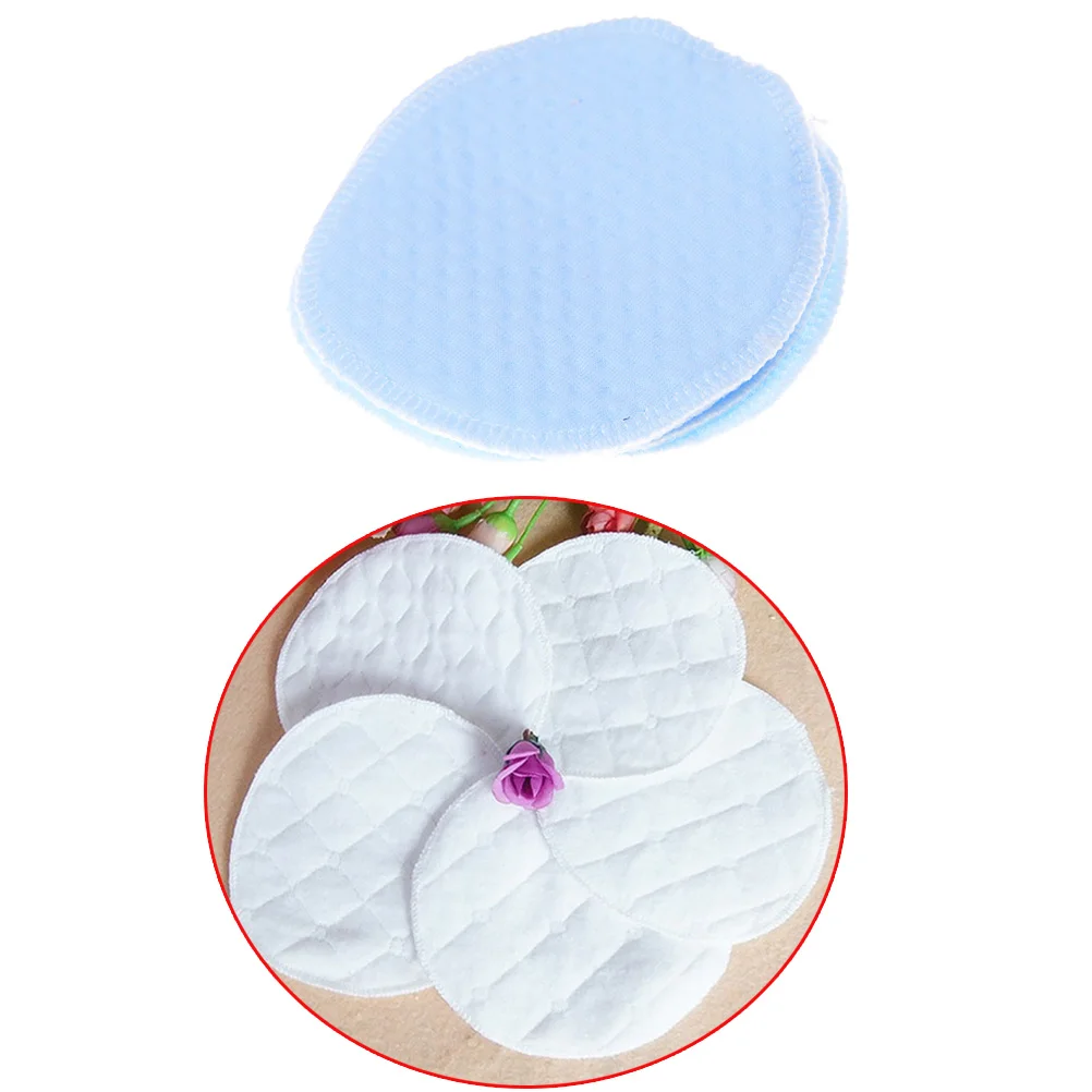 

6Pcs Soft Cotton Baby Nursing Pad Washable Feeding Breast Pad Absorbent Reusable Nursing Anti-overflow Postpartum Nursing Pads