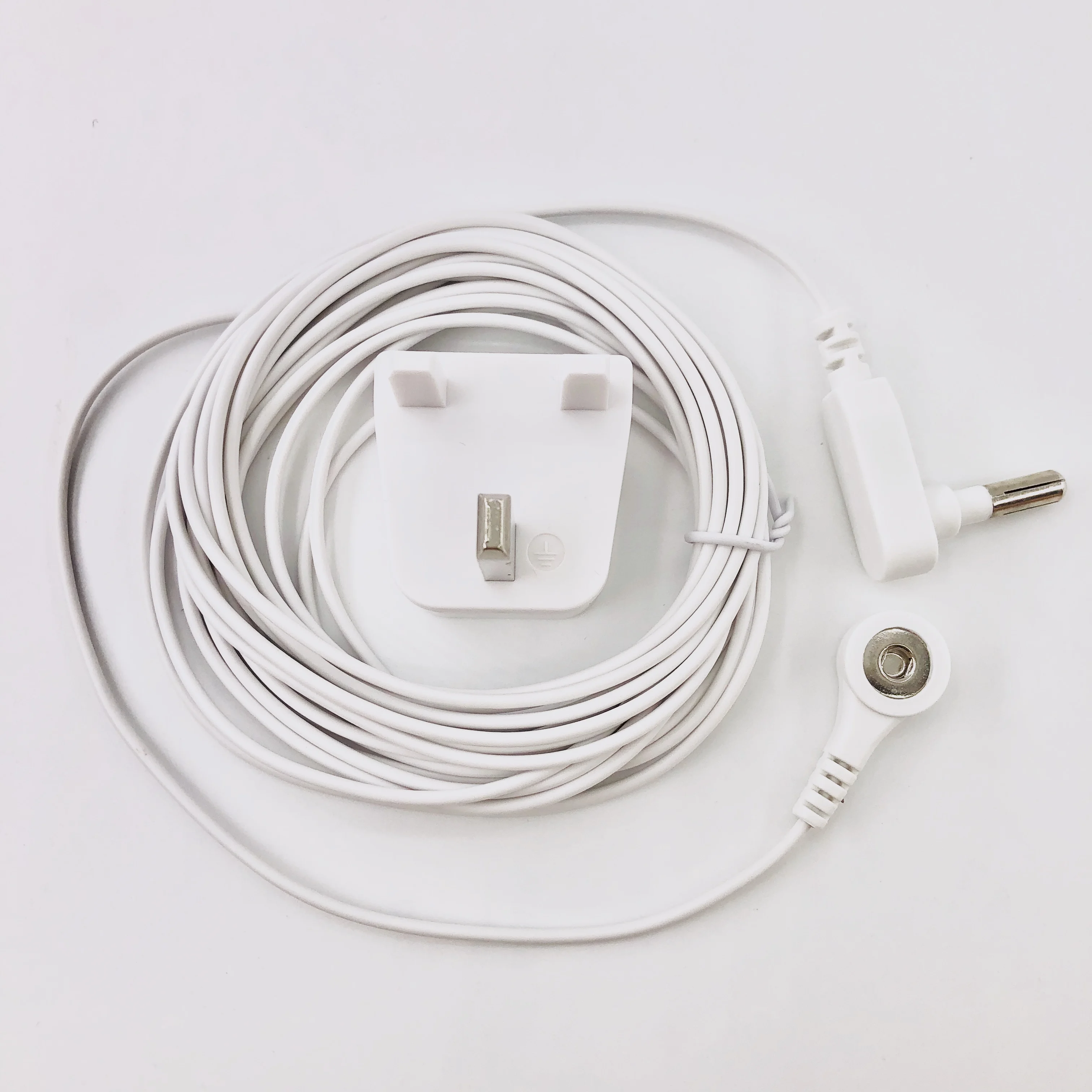 Earthing Socket plug with grounding cord for Earthing sheet / pillow case / earthing mat