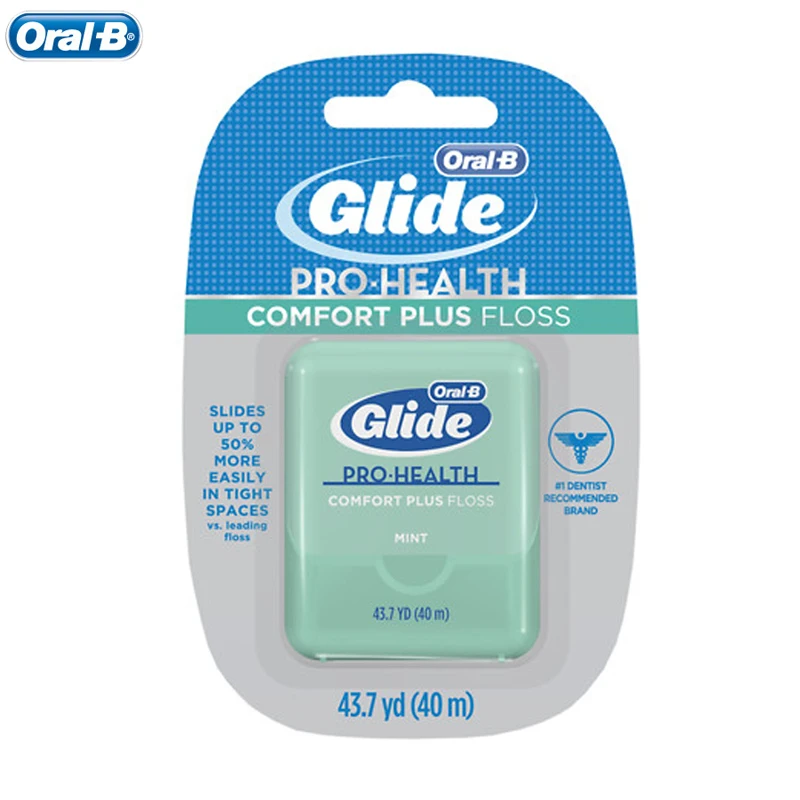 Oral B Gilde Pro-health Comforte Plus Floss mint Gum Care Dental Flosser Leading Easily in tight spaces Deep Clean 40M/PC