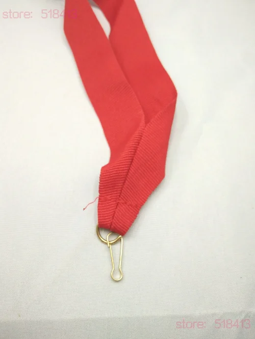 Red Medal Ribbons High Quality Tied Ribbon Gymnastics School Sport National Flag Unisex Student Award Prize Special Offer