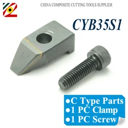 EDGEV Turning Tool Holder Parts Clamp and Screw For C Type or D type toolholders