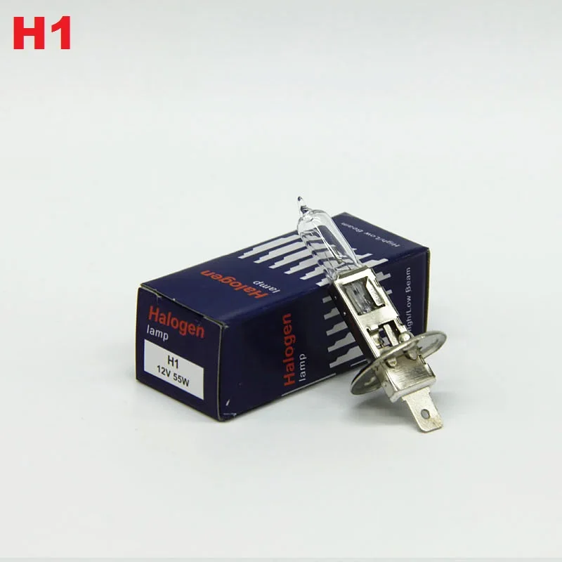 10 pcs quartz glass auto halogen bulb H4 H7 H11 9005 9006 H1 H3 car headlight 55w 4300k halogen lamp