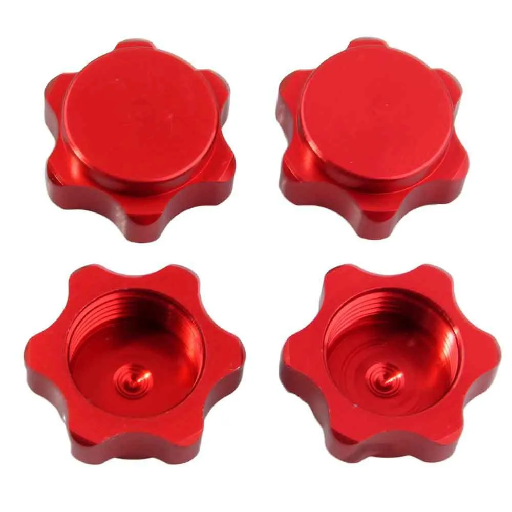 4 piezas 17mm cubo de rueda tuerca hexagonal bien cubierta Anti-polvo para 1/8 RC coche buggy truck actualizado hop-piezasHSP A