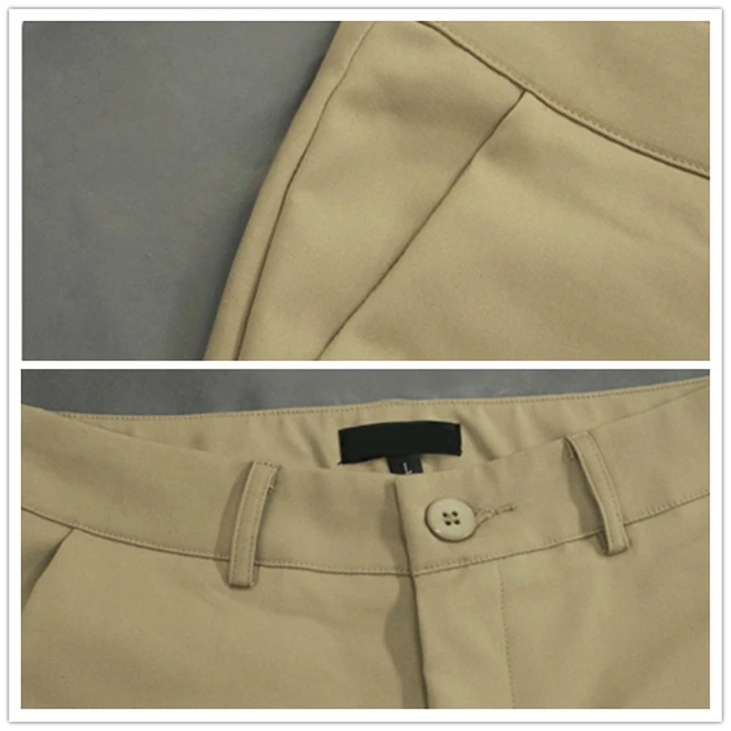 レディースカジュアルオフィスペンシルパンツ,16色,スリム,ファッショナブル,足首までの長さ,Spodnie,新品