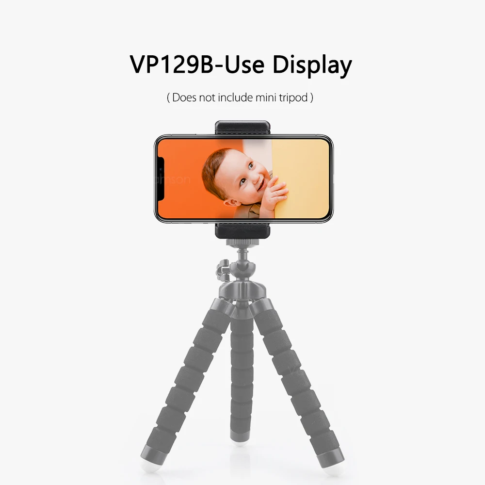 Vamson – support de téléphone portable universel VP129, Clip de montage, adaptateur pour Smartphone, appareil photo, trépied, monopode