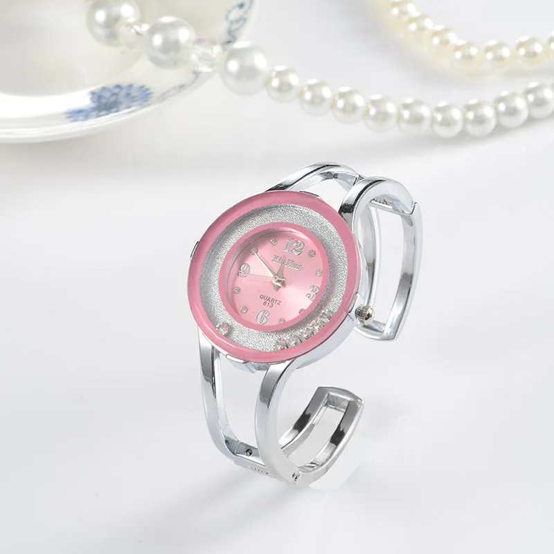 Orologi da donna bracciale Relogio Feminino orologio da polso alla moda al quarzo orologio da polso da donna in acciaio inossidabile di cristallo