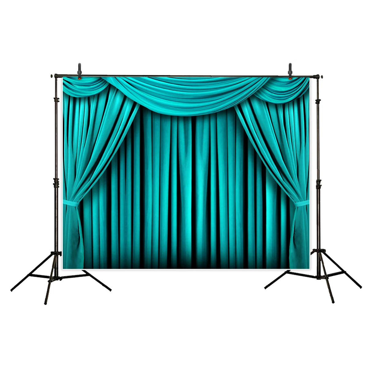 Виниловые фотофоны Allenjoy chromakey, Фотофон для свадьбы, морской волны